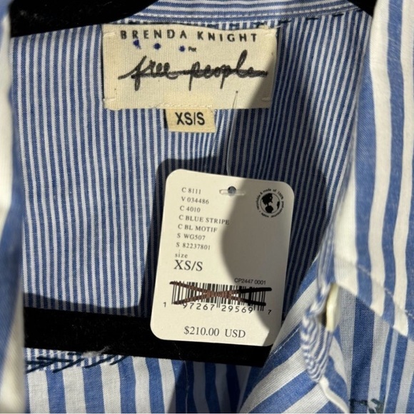 Free People by Nigel Preston Huntress shirt dress NWT XS/S - Picture 8 of 8